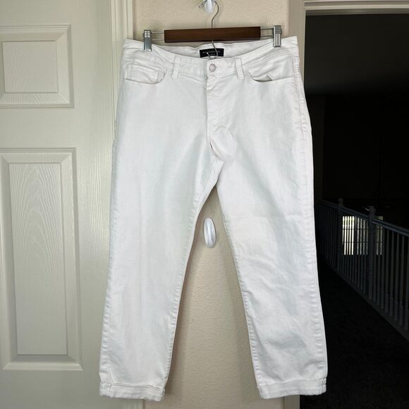 Banana Republic Skinny Fit Ankle Denim- Women’s-White Size 31/12 #510 - Picture 1 of 16